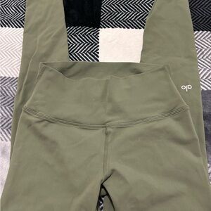ALO Yoga Sage Green High-Waist Leggings